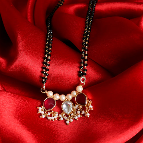 Kundan Drop Mangalsutra