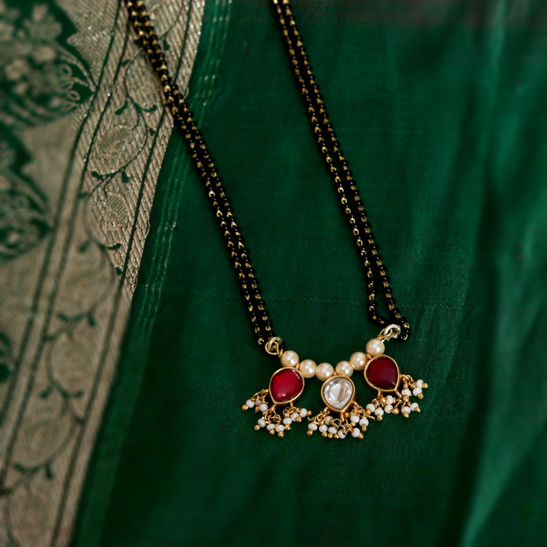 Kundan Drop Mangalsutra