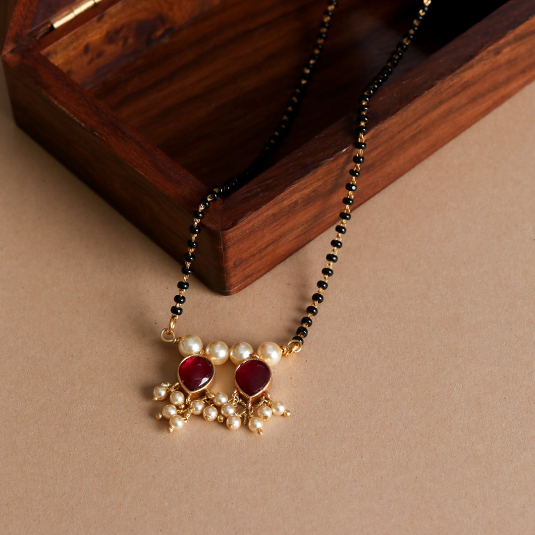 kundan Drop Mangalsutra