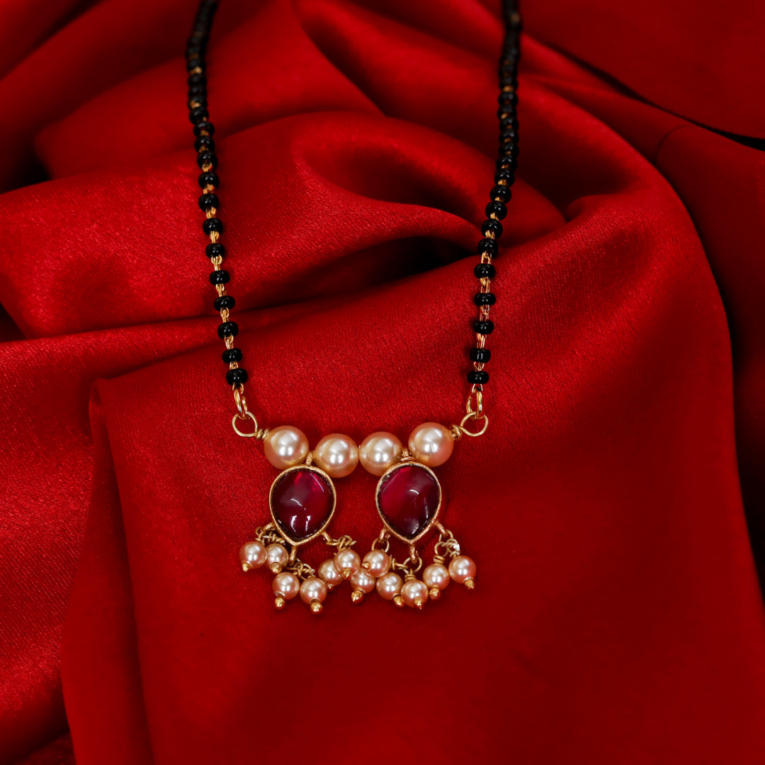 kundan Drop Mangalsutra