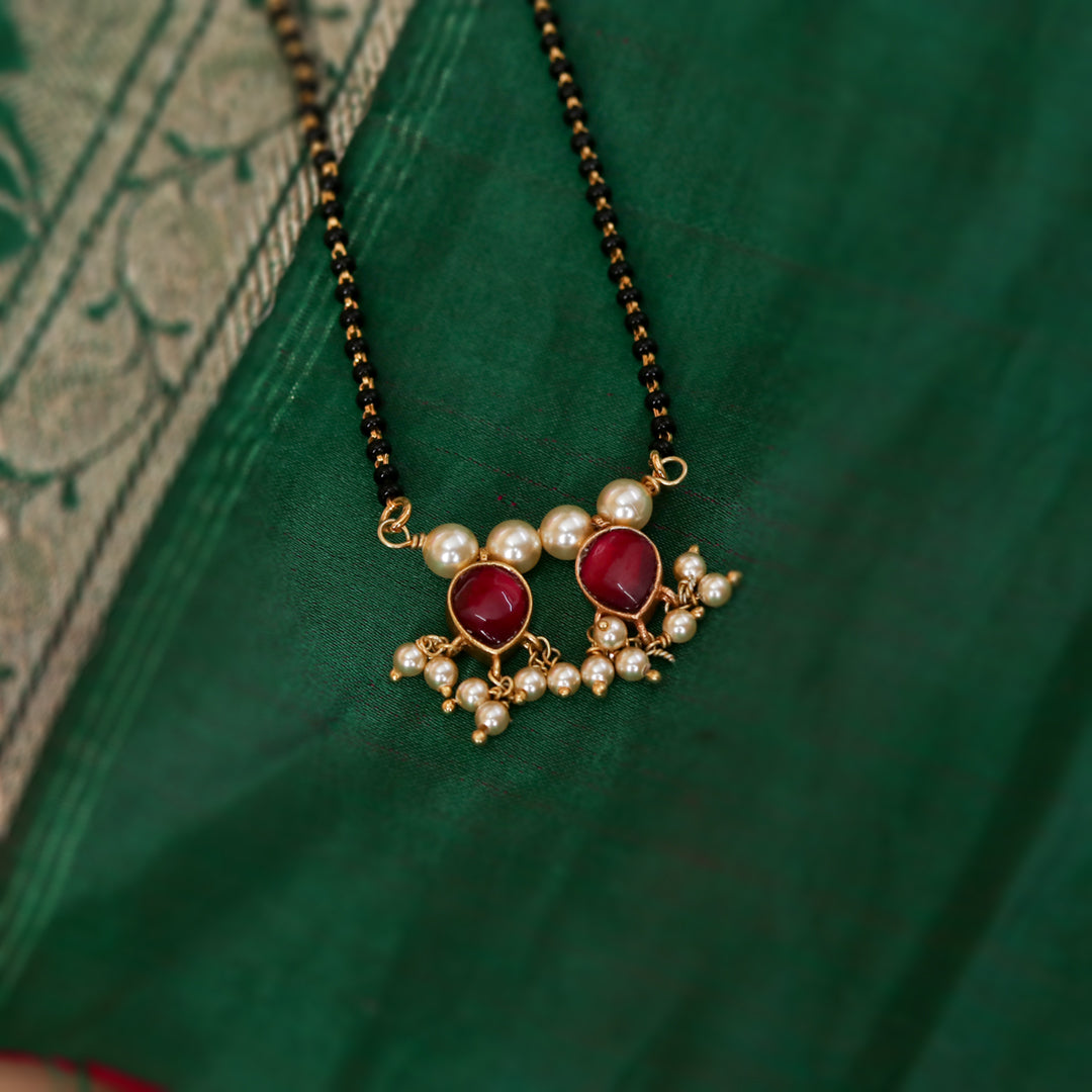 kundan Drop Mangalsutra