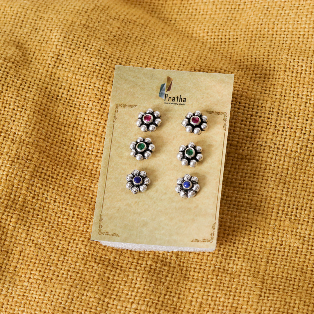 Pack of 3 - Kudi Earrings