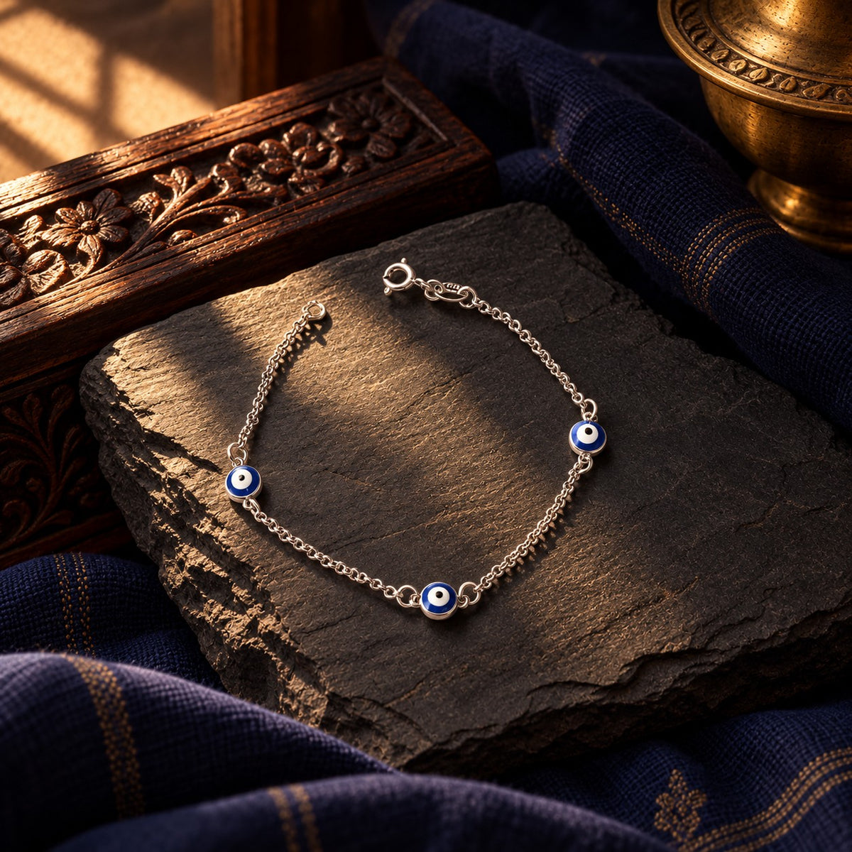 Evil Eye Bracelet – styled photo