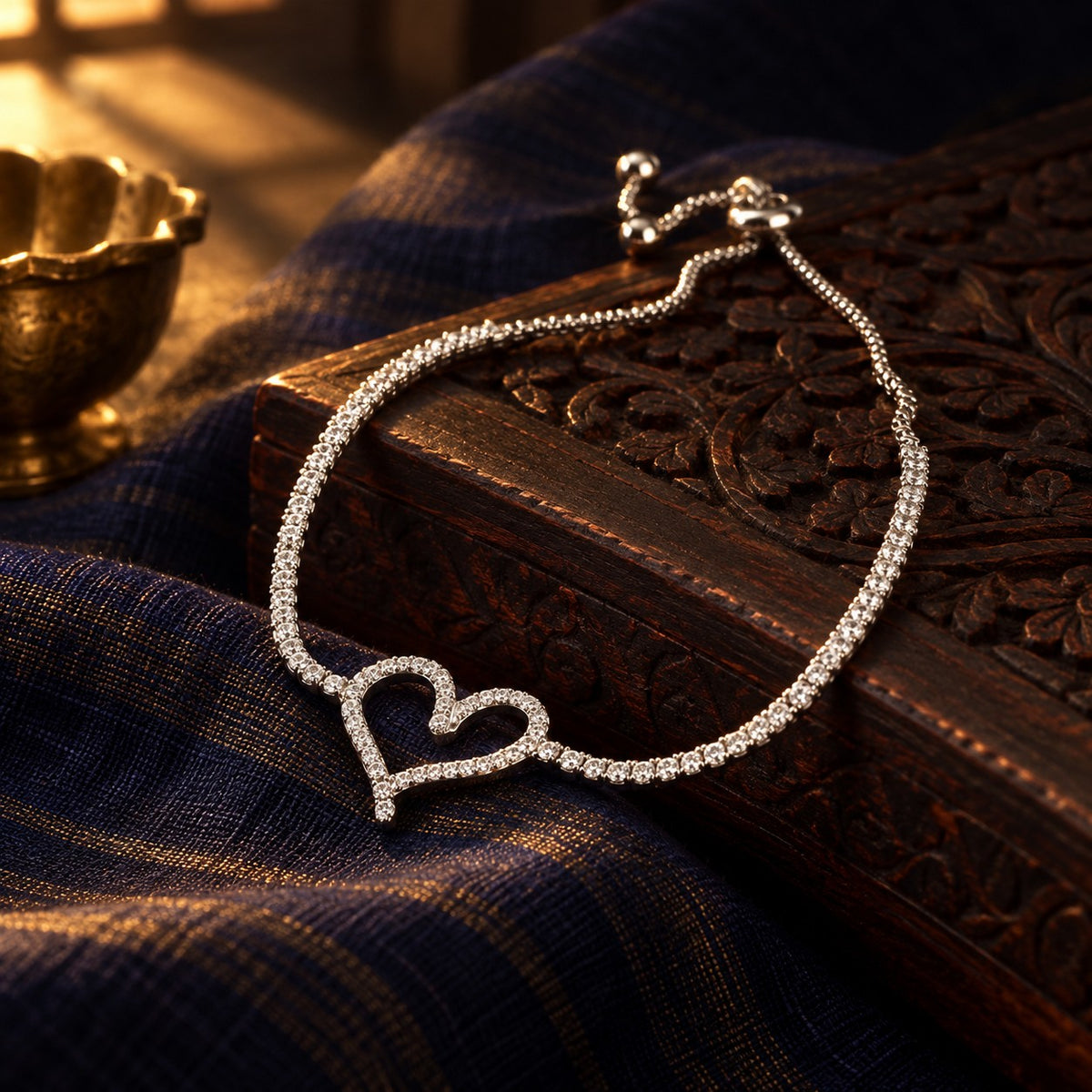 Heart Bracelet – styled photo