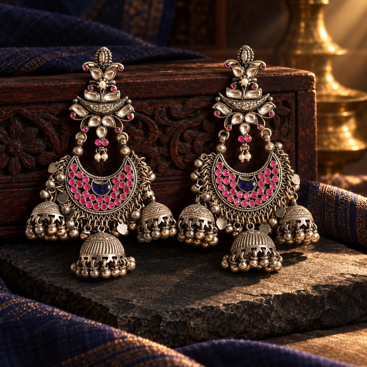 Jhumka Chandbali – styled photo