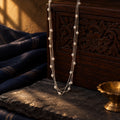 Three layered Pearl Chain – styled photo
