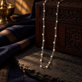 Double Layered Pearl Chain – styled photo