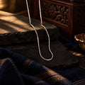 Simple Silver Chain – styled photo