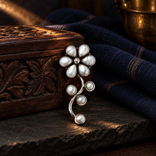 Floral Pearl Pendant – styled photo