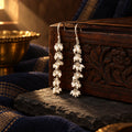 Gajra - Pearl Earrings – 925 sterling silver, Hook earrings