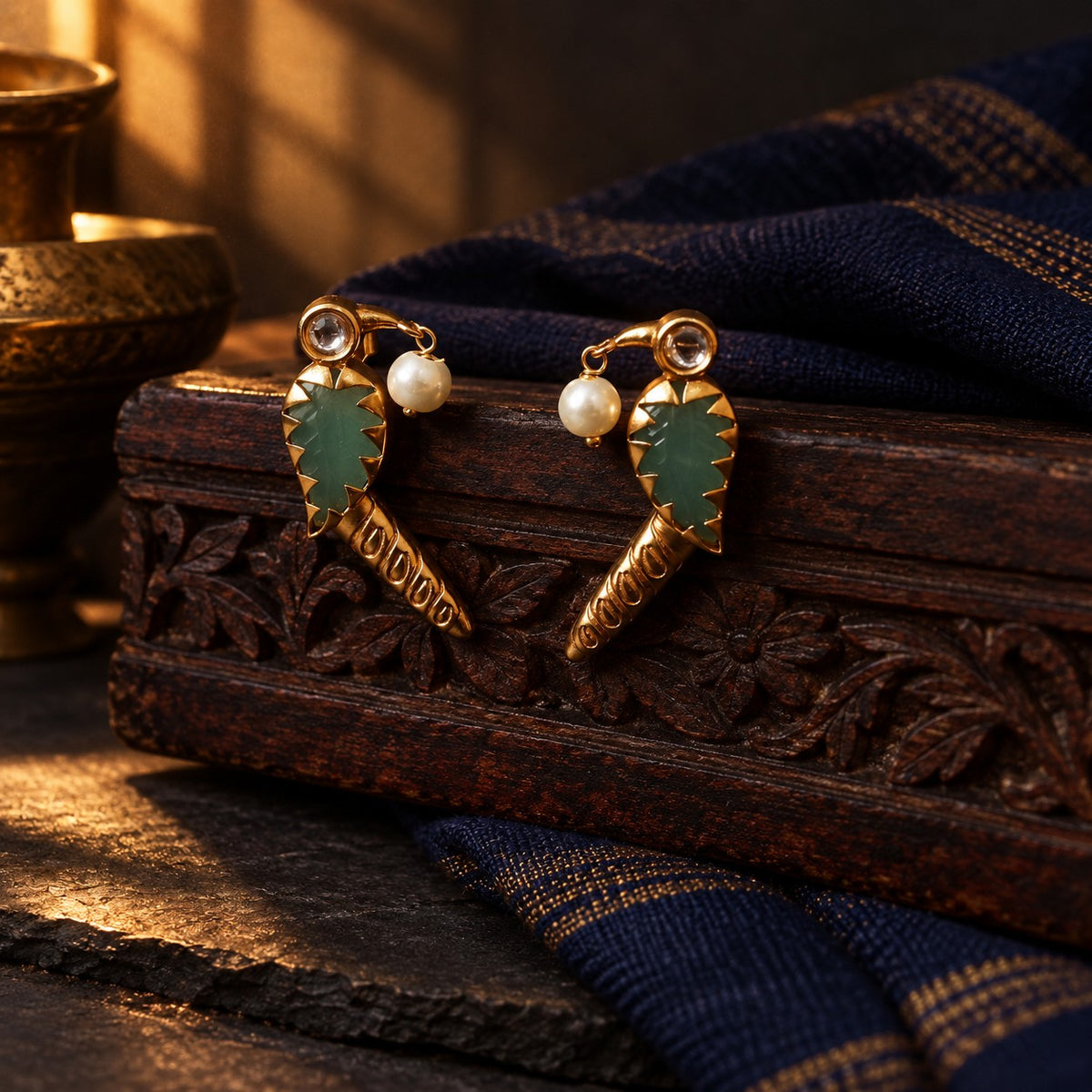 Cute Parrot Earrings – styled photo