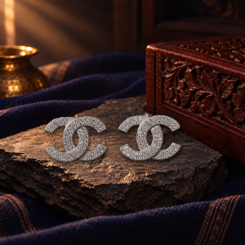 Pave Zircon Interlocking Studs – view 6 of 6