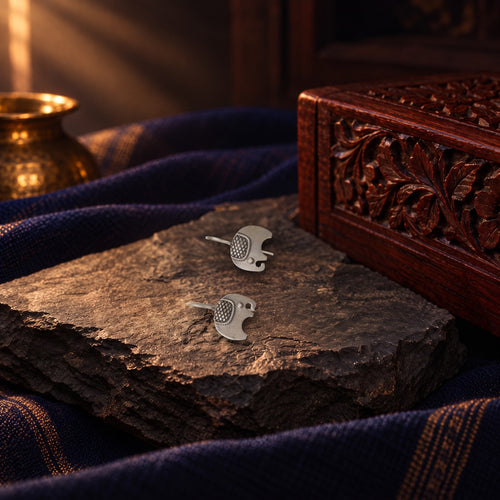 Charming Elephant Earrings – styled photo