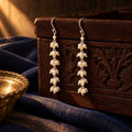 Pearl Cluster Drop Earrings – Drop earrings