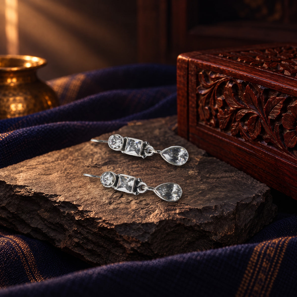Zircon Delicate Hooks – styled photo