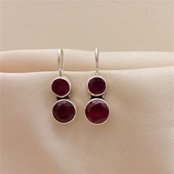 Cute Ruby Earrings