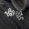 Designer Silver Earrings | Lipi Earrings | Handcrafted Silver Jewellery For Women By Pratha - Jewellery Studio