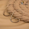 Designer Silver Earrings | Cobra Hooks | Handcrafted Silver Jewellery For Women By Pratha - Jewellery Studio