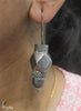Antique Silver Earrings | Designer Silver Earrings | Handcrafted Silver Jewellery For Women By Pratha - Jewellery Studio