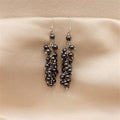 Black Metal Earrings