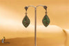 Marcasite Earrings | Designer Silver Earrings | Handcrafted Silver Jewellery For Women By Pratha - Jewellery Studio