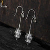 Designer Silver Earrings | Rattle Earring | Handcrafted Silver Jewellery For Women By Pratha - Jewellery Studio