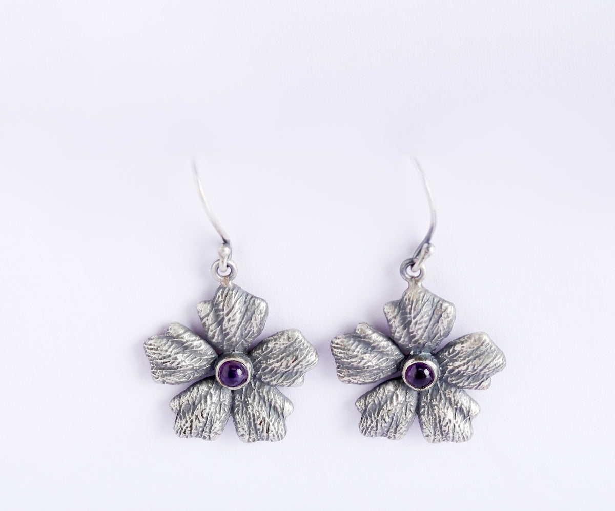 Floral Hook Earrings