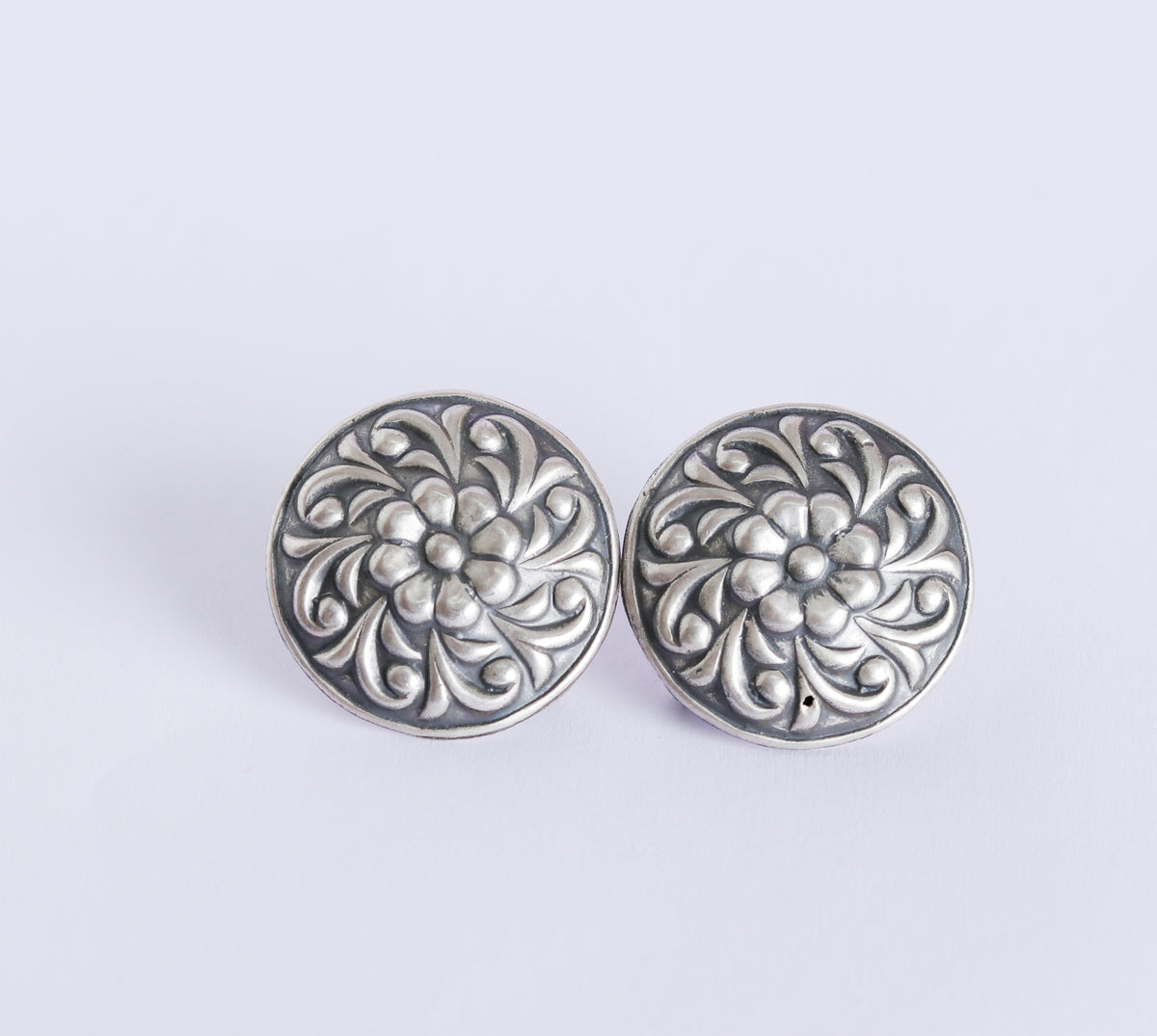 Carved Floral Studds