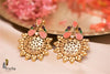 Load image into Gallery viewer, Gold Plated Coral Small Chandbalis