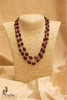 Tourmaline Guthai Mala | Designer Silver Necklace | Handcrafted Silver Jewellery For Women By Pratha - Jewellery Studio