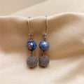 Ball Hoop Earrings
