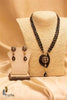 Black Uncut Diamonds Neckpiece freeshipping - Pratha - Jewellery Studio