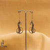 Marcasite Cobra Earrings | Designer Silver Earrings | Handcrafted Silver Jewellery For Women By Pratha - Jewellery Studio