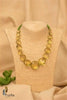 Lemon Topaz Mala | Designer Silver Necklace | Handcrafted Silver Jewellery For Women By Pratha - Jewellery Studio