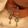 Designer Silver Earrings | Liquid Glass Painting Earrings | Handcrafted Silver Jewellery For Women By Pratha - Jewellery Studio