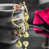 Designer Silver Earrings | Liquid Glass Painting Earrings | Handcrafted Silver Jewellery For Women By Pratha - Jewellery Studio
