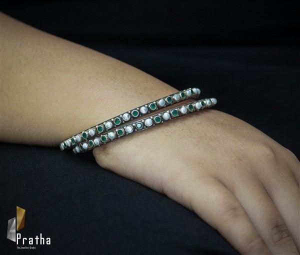 Ethnic everyday wear bangles freeshipping - Pratha - Jewellery Studio
