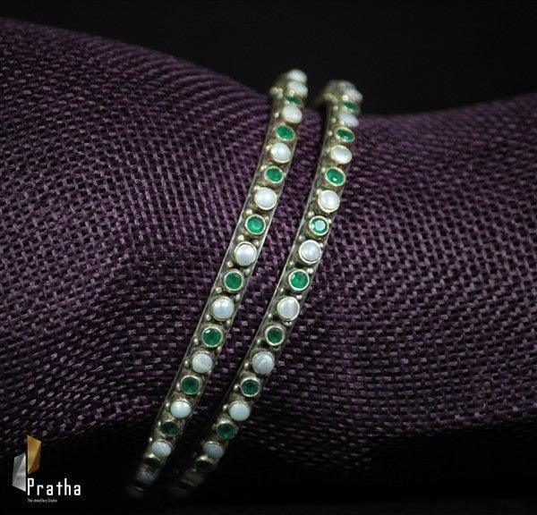 Ethnic everyday wear bangles freeshipping - Pratha - Jewellery Studio