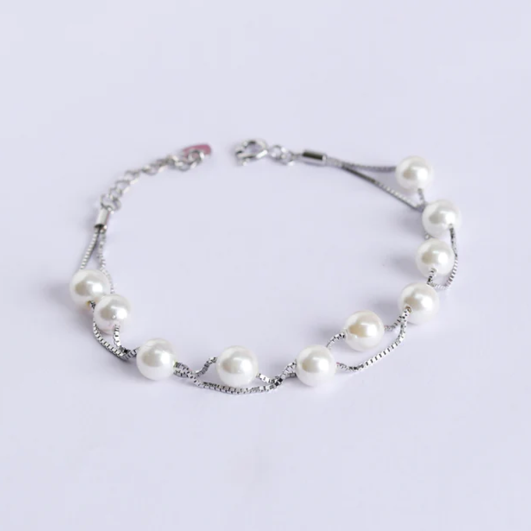 Double line pearl Bracelet