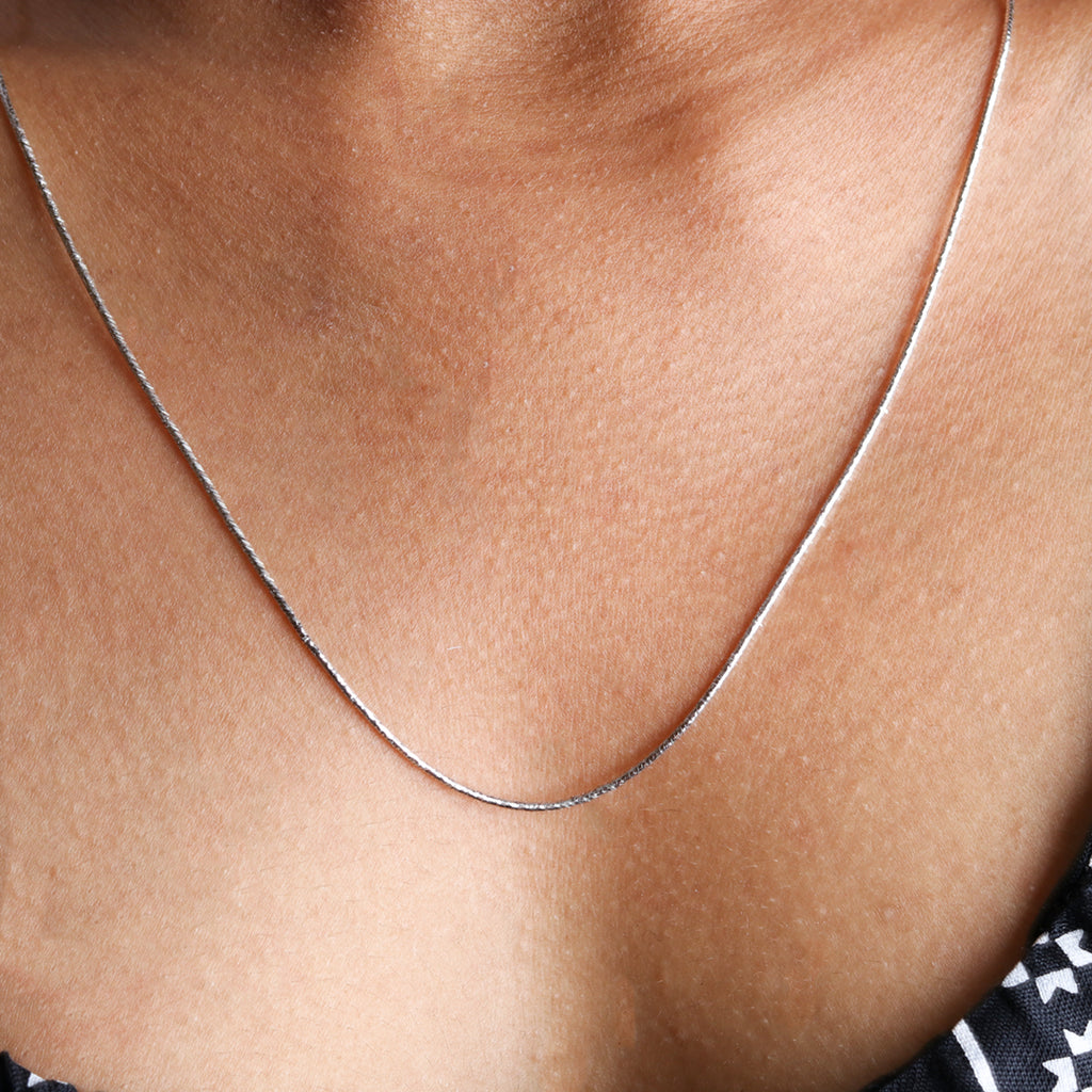 Simple Silver Chain