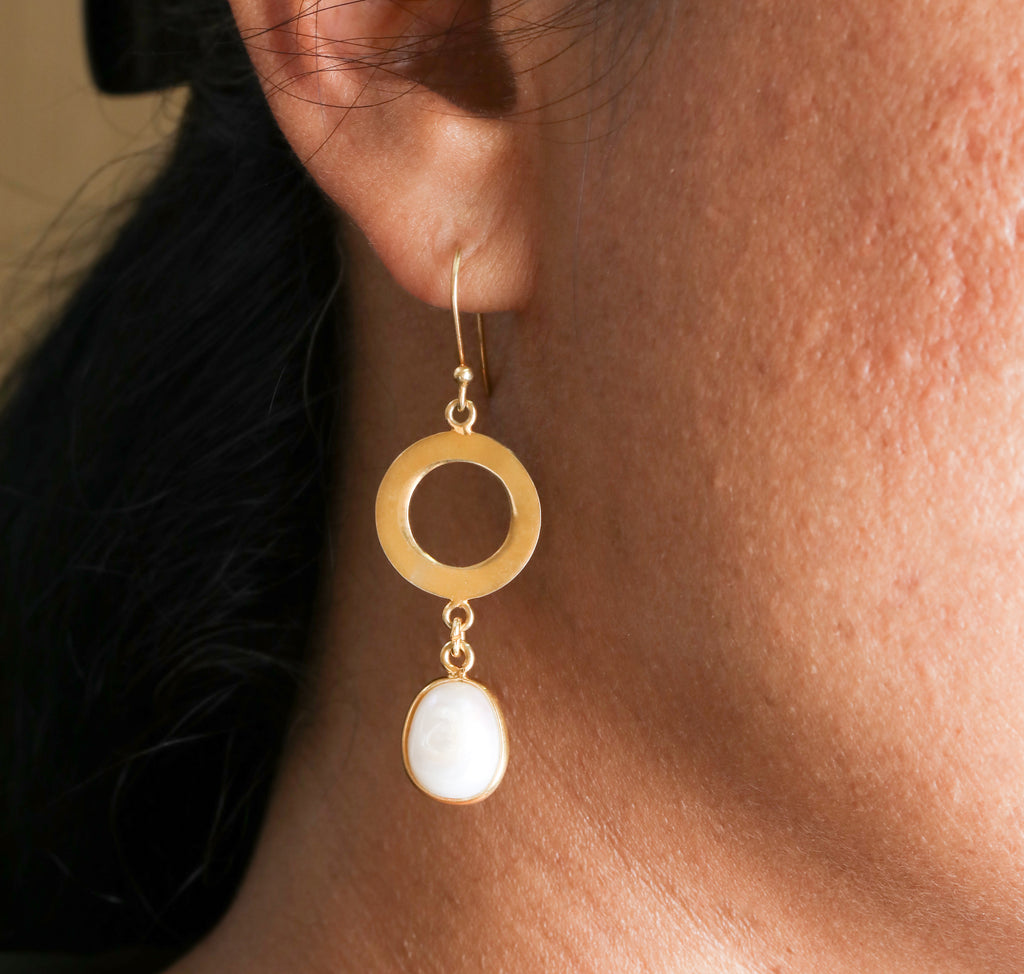 Radiant Pearl Drop Earrings – view 6 of 7