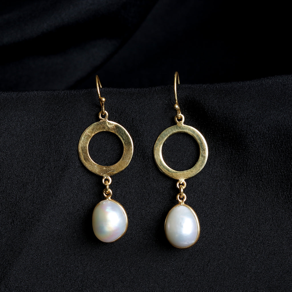 Radiant Pearl Drop Earrings – view 4 of 7