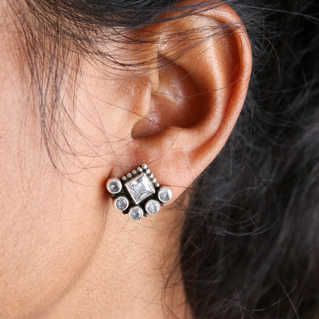 Cubic Zircon Studs