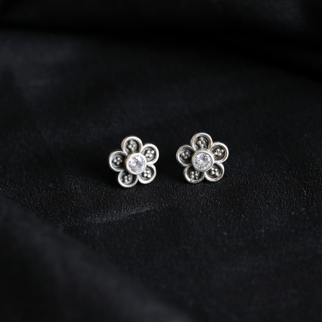 Floral Zircon Studds