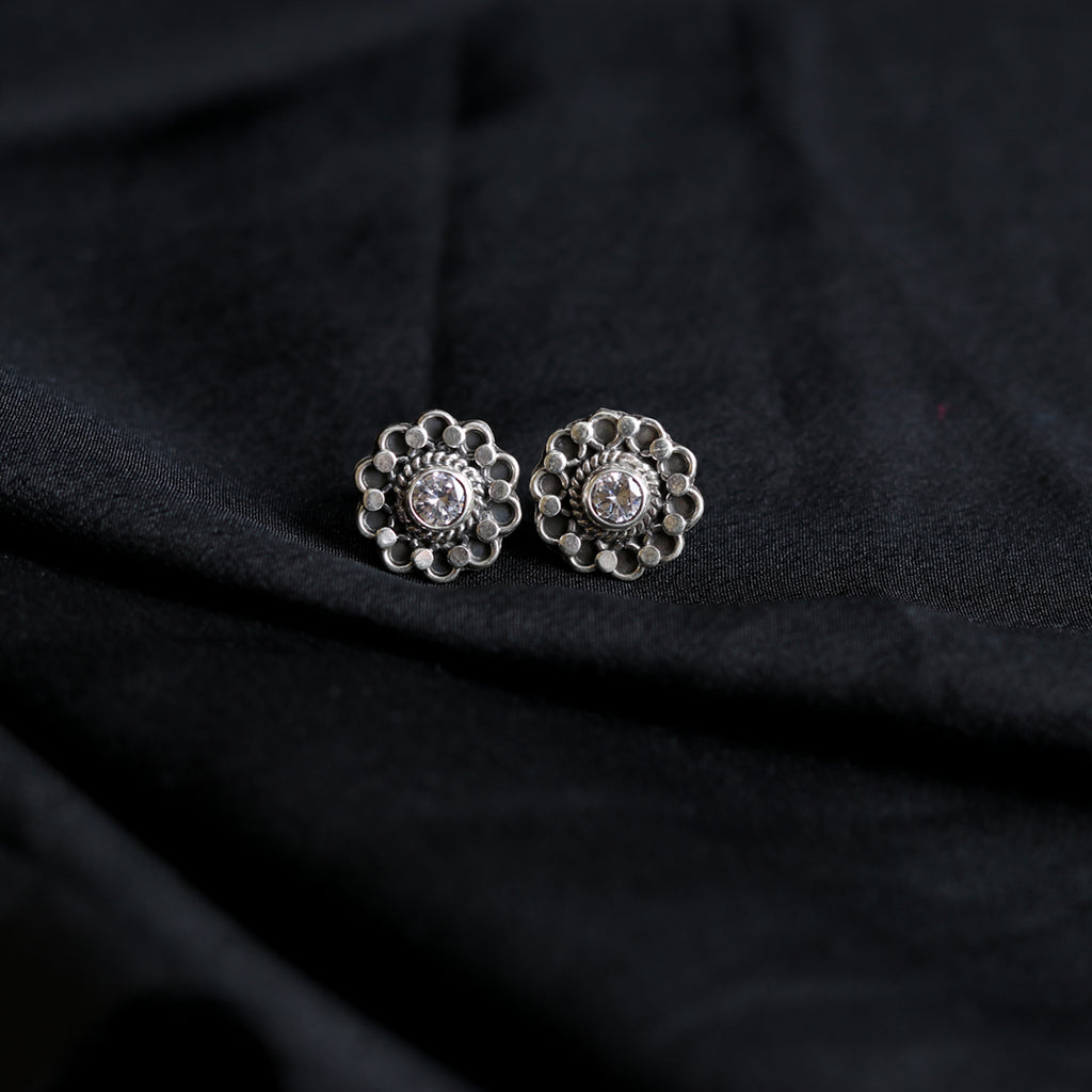 Floral Zircon Studds