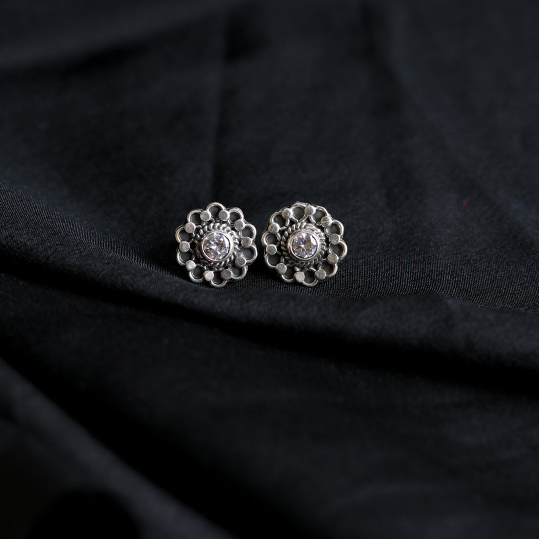 Floral Zircon Studds
