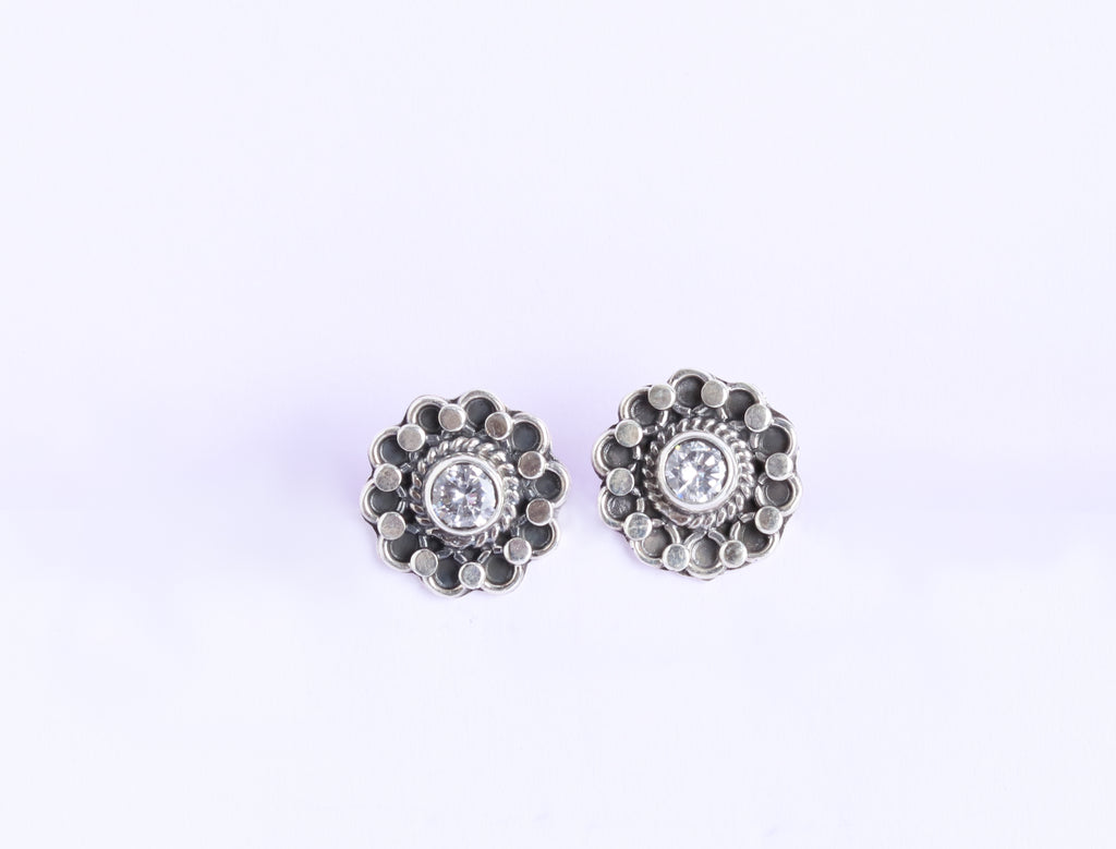 Floral Zircon Studds