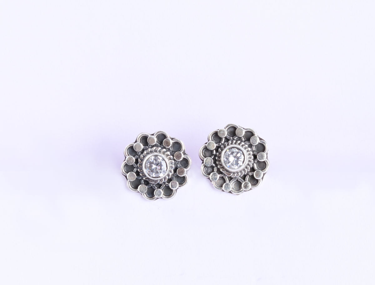 Floral Zircon Studds