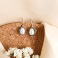 Drop Pearl Hook Earrings