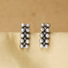 Double line Pearl Studds